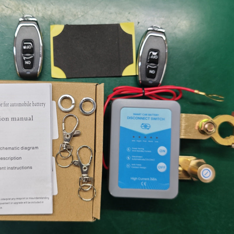 🚗⚡Dálkově ovládaný odpojovač autobaterie 12V/24V🔋