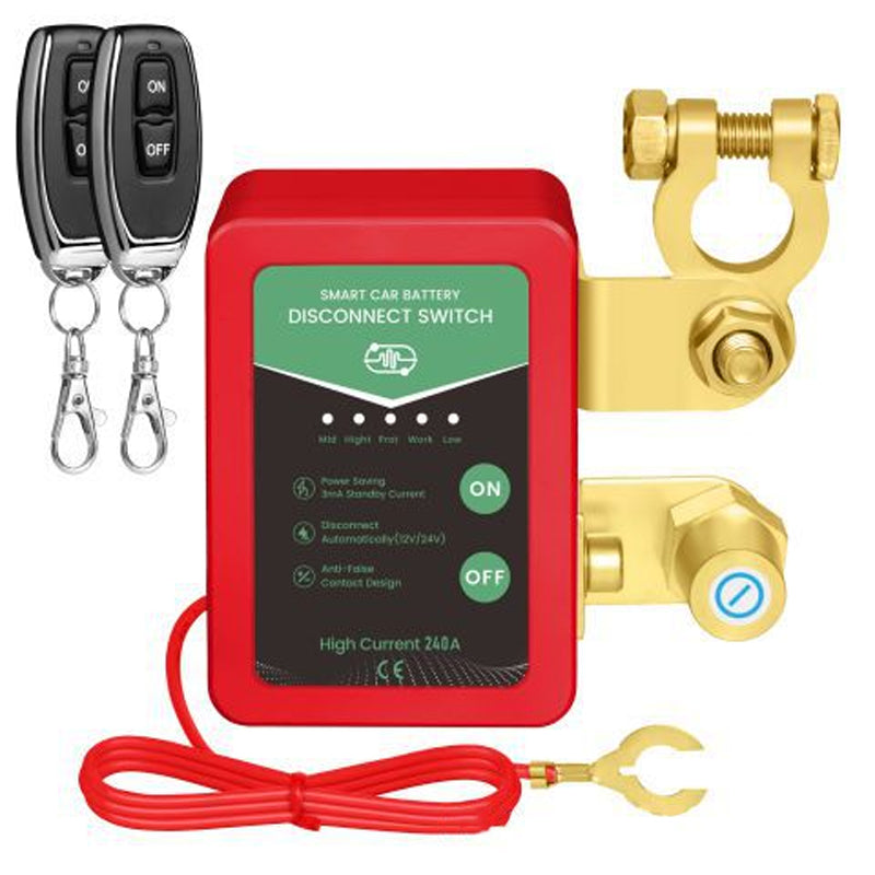 🚗⚡Dálkově ovládaný odpojovač autobaterie 12V/24V🔋