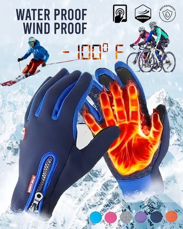 🔥50% sleva🔥Hřejivé termorukavice na kolo, běh i jízdu