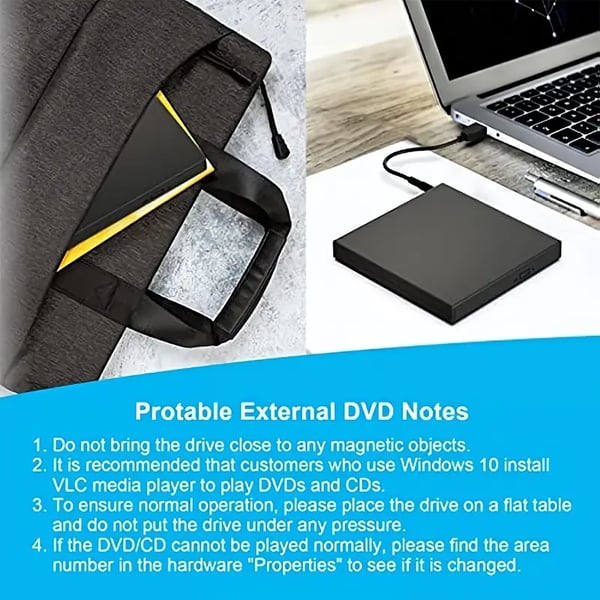 💿Nemáte v notebooku optickou mechaniku? Už ne! Externí CD/DVD vypalovačka se slevou 50 % 📀