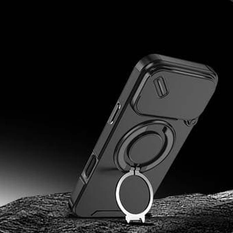 🔥Magnetický kryt na telefon s kroužkem-stojánkem pro iPhone✨