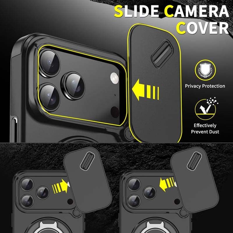 🔥Magnetický kryt na telefon s kroužkem-stojánkem pro iPhone✨
