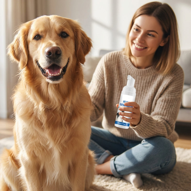 🎁 1+1 ZDARMA (2 ks)🐾 Pěna na odstraňování zubního kamene pro domácí mazlíčky – Snadná péče o ústní dutinu bez čištění zubů!
