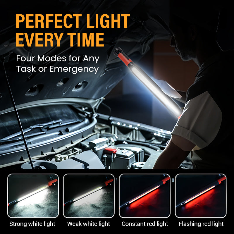 🔥Časově omezená nabídka - Magnetická a dobíjecí LED pracovní svítilna