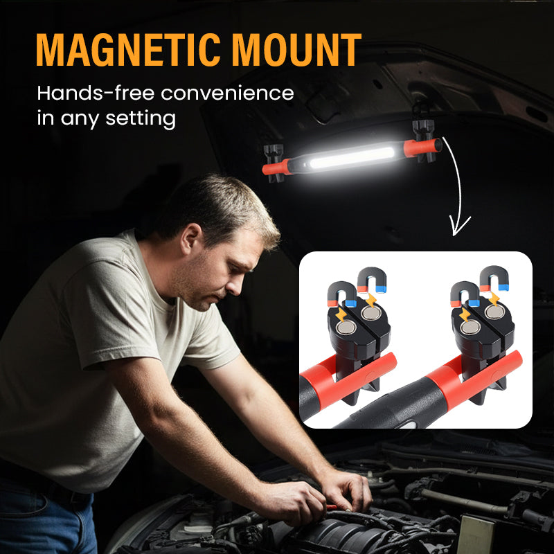 🔥Časově omezená nabídka - Magnetická a dobíjecí LED pracovní svítilna