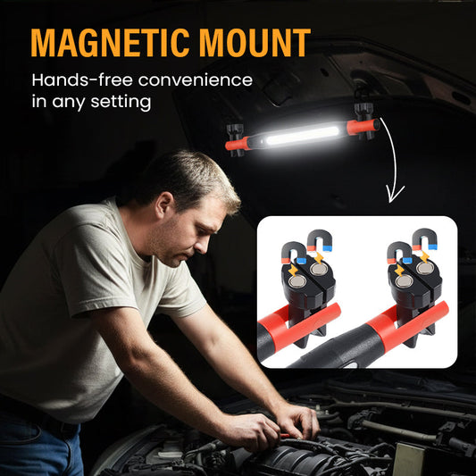 🔥Časově omezená nabídka - Magnetická a dobíjecí LED pracovní svítilna