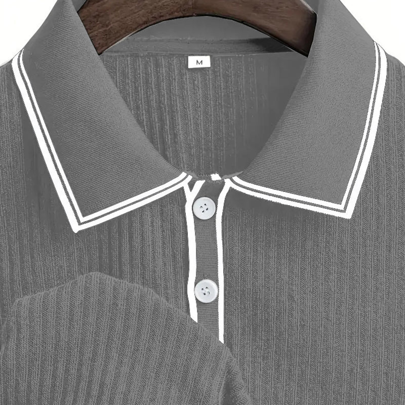 👕 Volná košile Somrig s krátkým rukávem a prošívanou podšívkou – vzdušná bavlna, moderní střih, ideální pro pohodové dny 🏖️