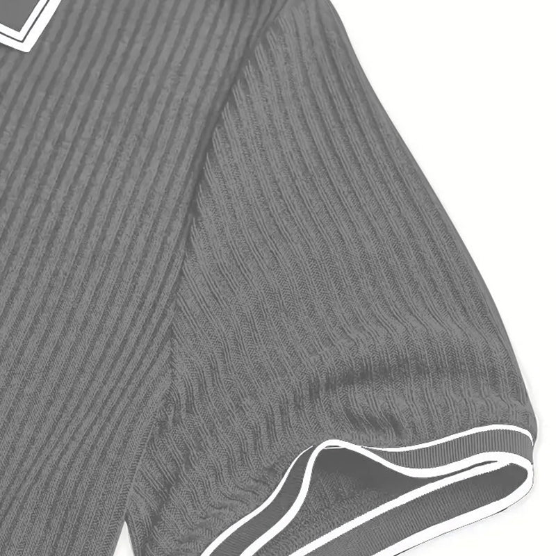 👕 Volná košile Somrig s krátkým rukávem a prošívanou podšívkou – vzdušná bavlna, moderní střih, ideální pro pohodové dny 🏖️