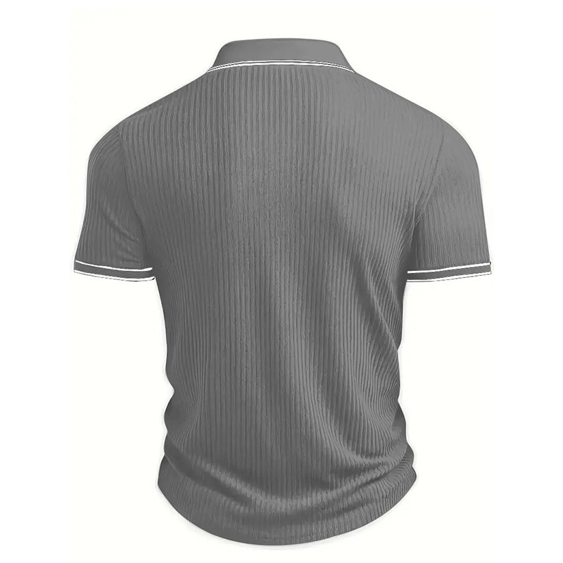 👕 Volná košile Somrig s krátkým rukávem a prošívanou podšívkou – vzdušná bavlna, moderní střih, ideální pro pohodové dny 🏖️