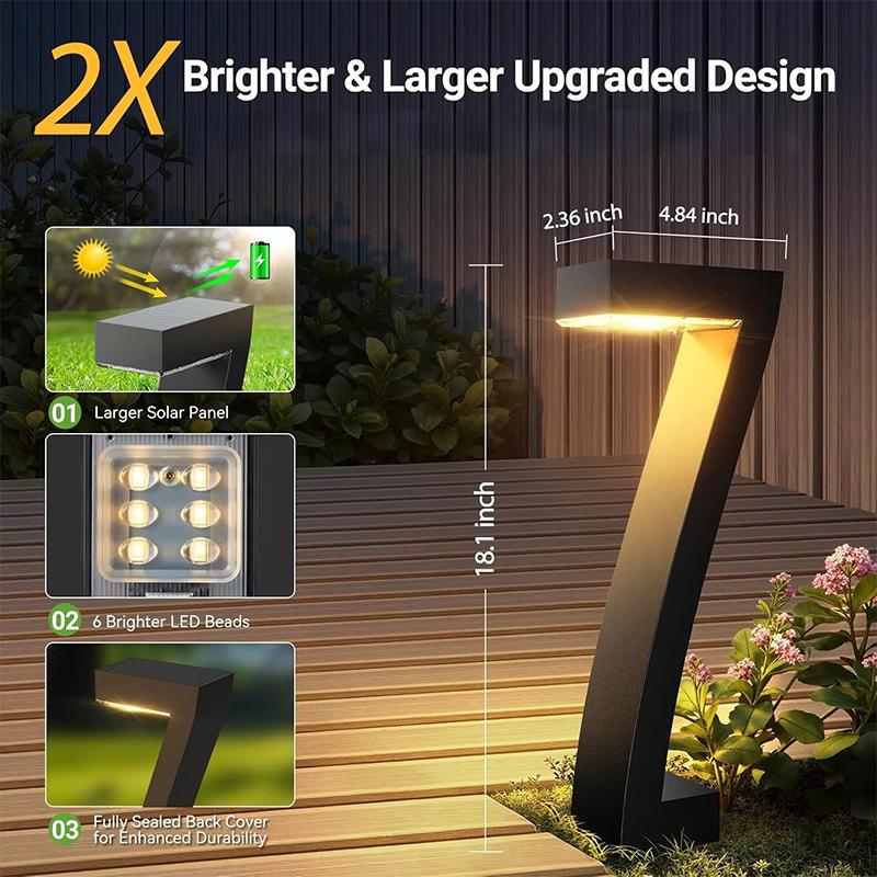 ⏳⏰Kreativní, vodotěsné solární lampy na cesty🏡💡