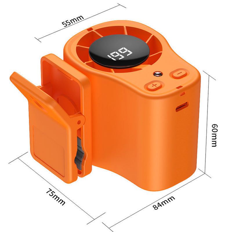 Osobní ventilátor s volnýma rukama a LED displejem