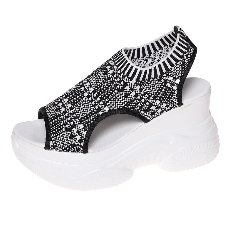 💥【EU34-40】❄️ Dámské sandály s otevřeným podpatkem ✨ | Zapínání na pásek, lehká podrážka - stylové a pohodlné na léto ☀️👡
