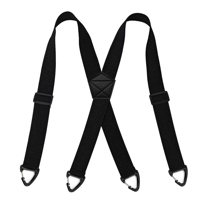 👔 Pánské šle s konstrukcí do X a háčkovými klipy – Robustní úchyty, široké popruhy a nastavitelná délka 👖