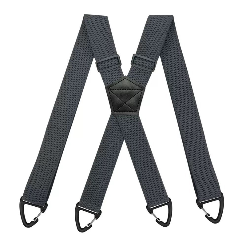 👔 Pánské šle s konstrukcí do X a háčkovými klipy – Robustní úchyty, široké popruhy a nastavitelná délka 👖