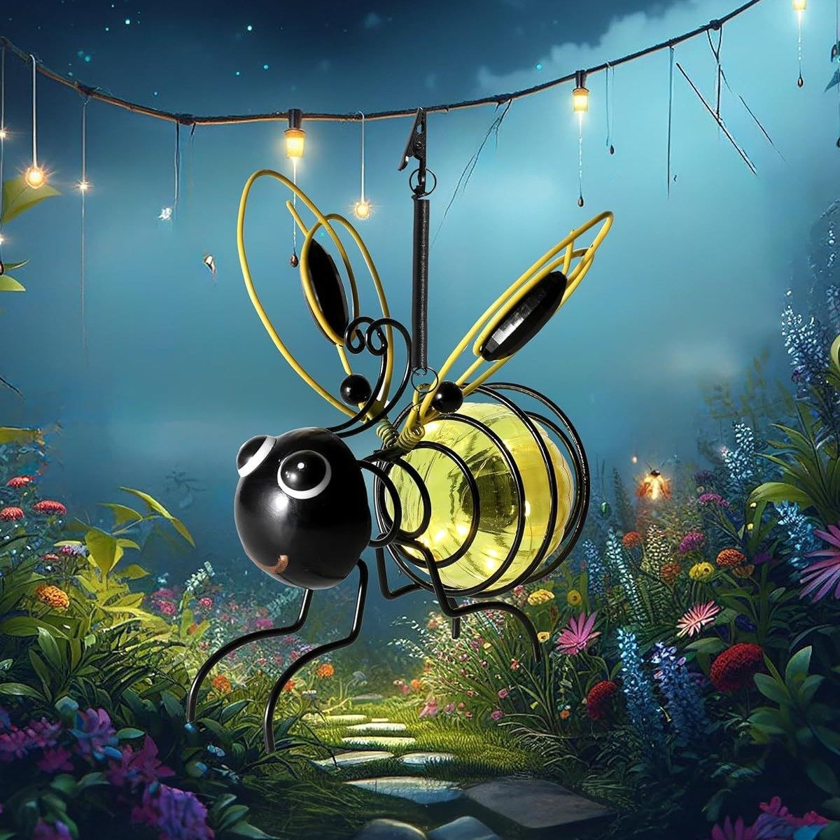 🔥 Poslední den akce 🐝 Solární závěsná lampa proti hmyzu