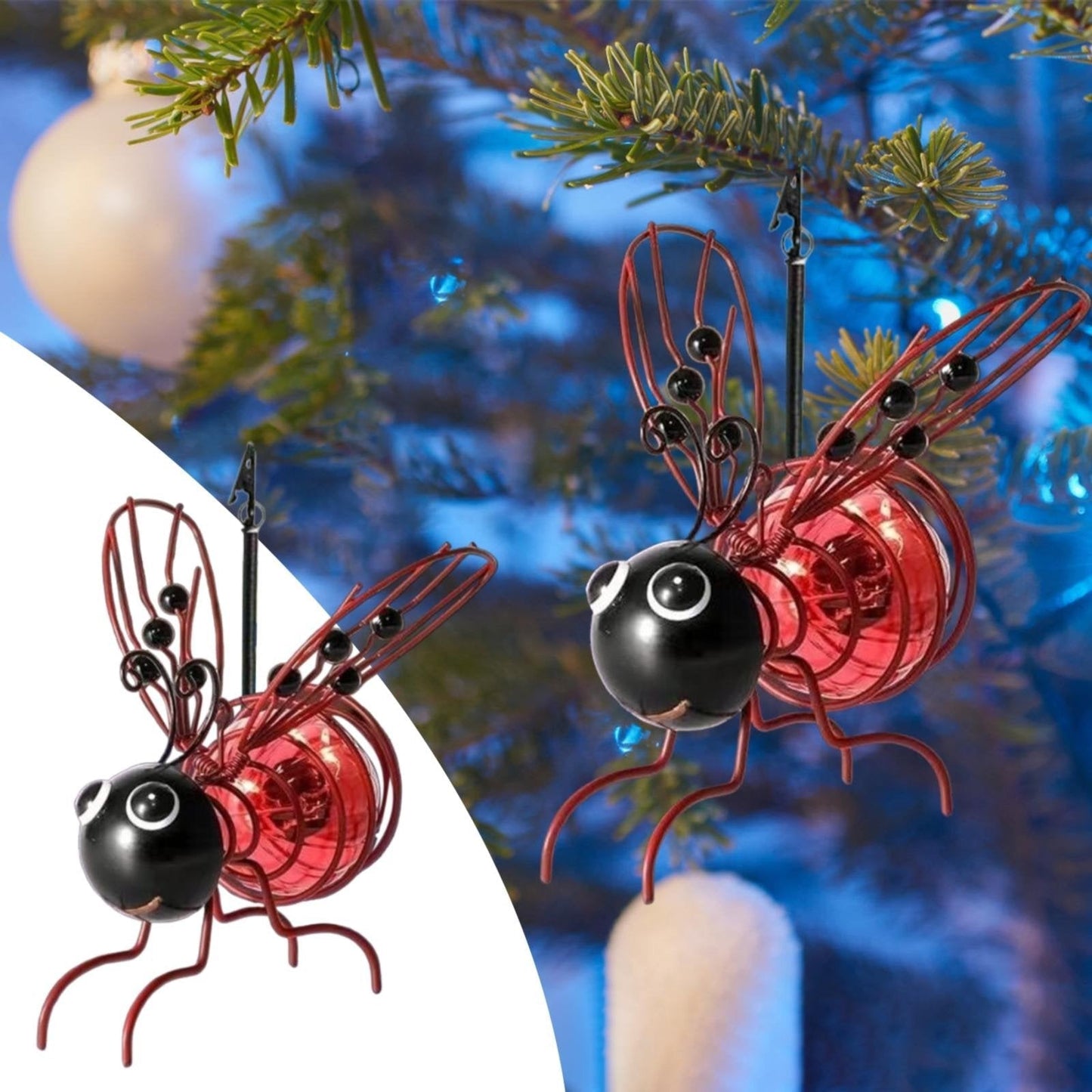 🔥 Poslední den akce 🐝 Solární závěsná lampa proti hmyzu