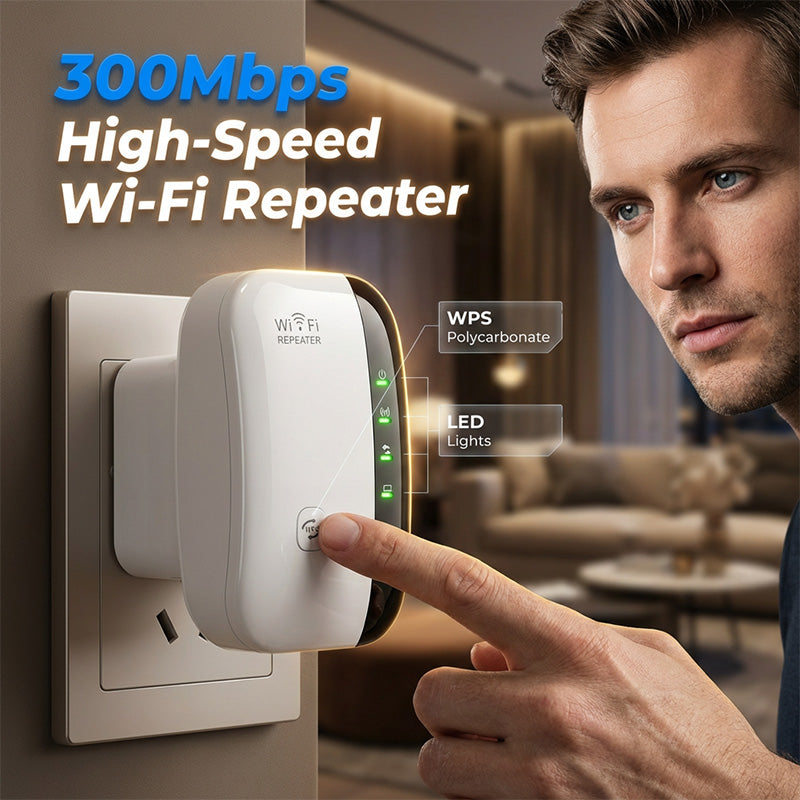 300 Mbps Wi-Fi opakovač a zesilovač signálu