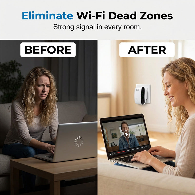 300 Mbps Wi-Fi opakovač a zesilovač signálu