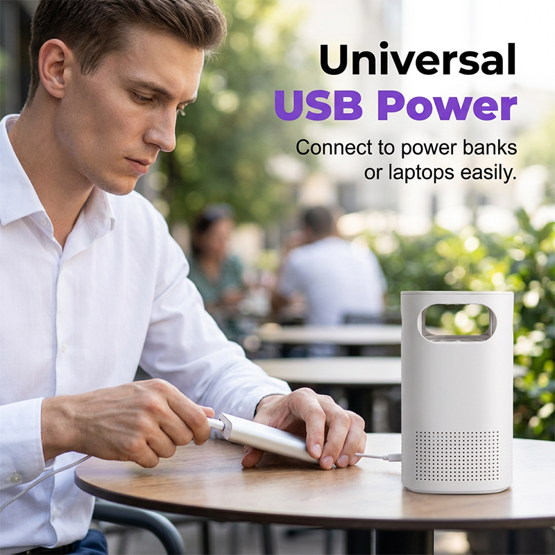 💡 USB LED lampa proti komárům: Ochrana bez chemikálií – Skladem! 🦟