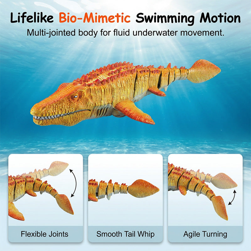 2.4G RC Mosasaurus plovoucí hračka s postřikem