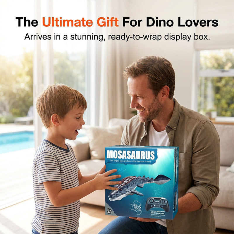 2.4G RC Mosasaurus plovoucí hračka s postřikem