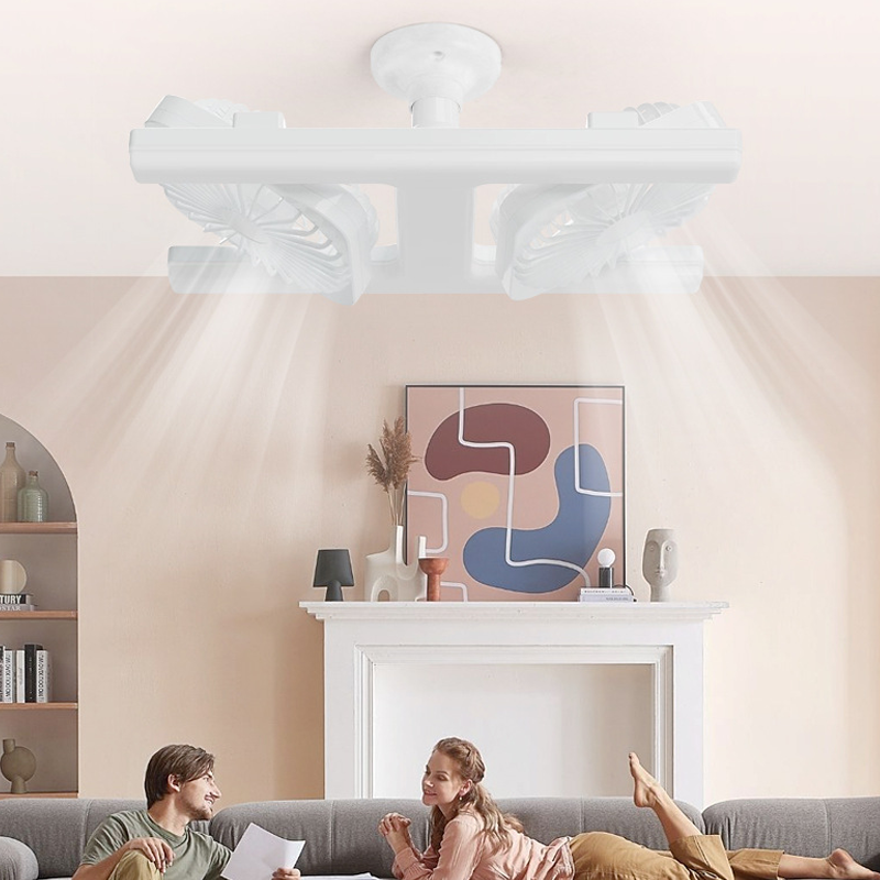 Moderní 2v1 LED stropní lampa s ventilátorem - s dálkovým ovládáním ❄️💡🌀🏠