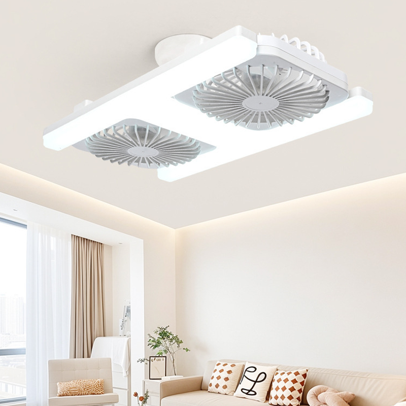 Moderní 2v1 LED stropní lampa s ventilátorem - s dálkovým ovládáním ❄️💡🌀🏠