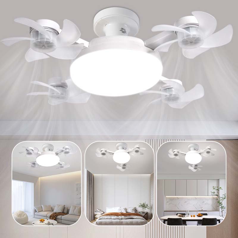 🌀 50% sleva💥Stropní ventilátor s LED světlem a dálkovým ovládáním