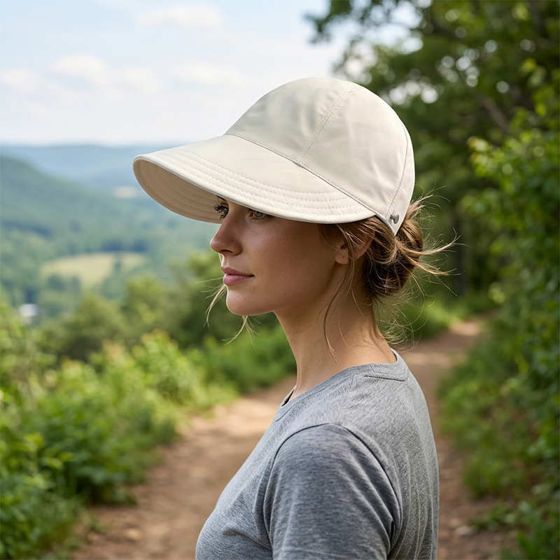 👒 Dámský sluneční klobouk s ochranou UPF 50+ – Elegantní design, skládací, ideální na cesty