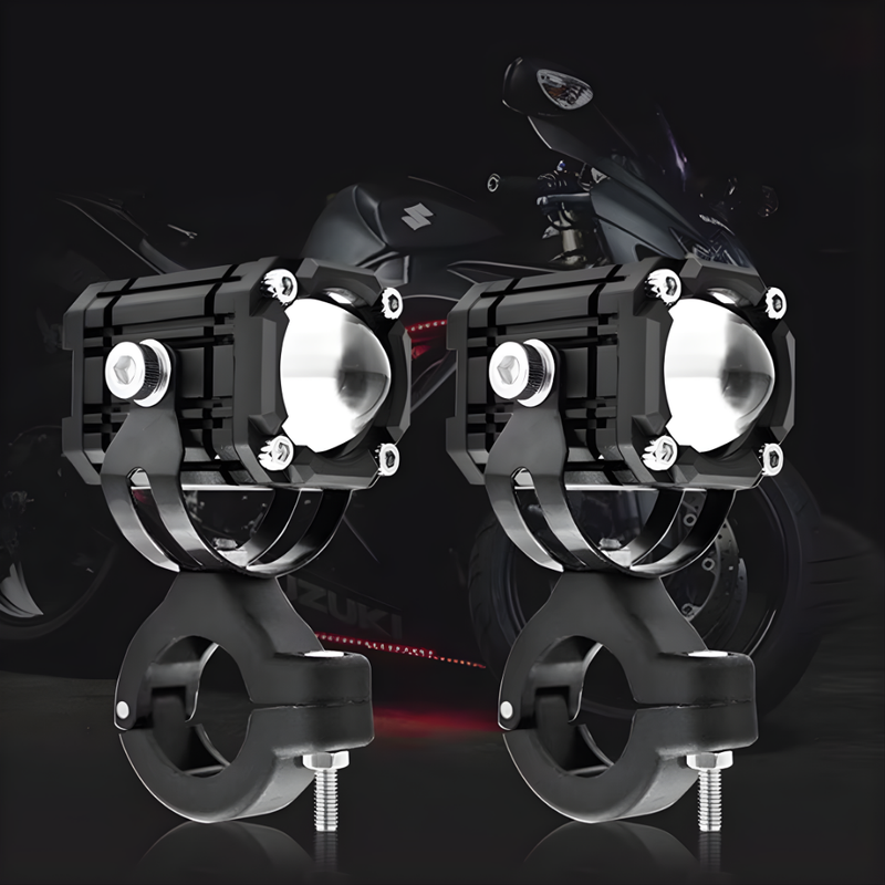 Osvětlete silnici dálkovým i potkávacím světlem jedním zařízením – dvoupaprsková LED motocyklová světla. Na dobírku! 🏍️