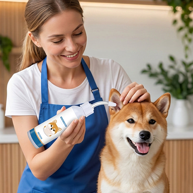 🐶 🧴 Jemný čistič uší pro domácí mazlíčky – Zklidňuje svědění, odstraňuje ušní maz a nepříjemné pachy – Ideální pro psy a kočky 🐱