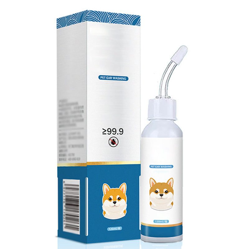 🐶 🧴 Jemný čistič uší pro domácí mazlíčky – Zklidňuje svědění, odstraňuje ušní maz a nepříjemné pachy – Ideální pro psy a kočky 🐱