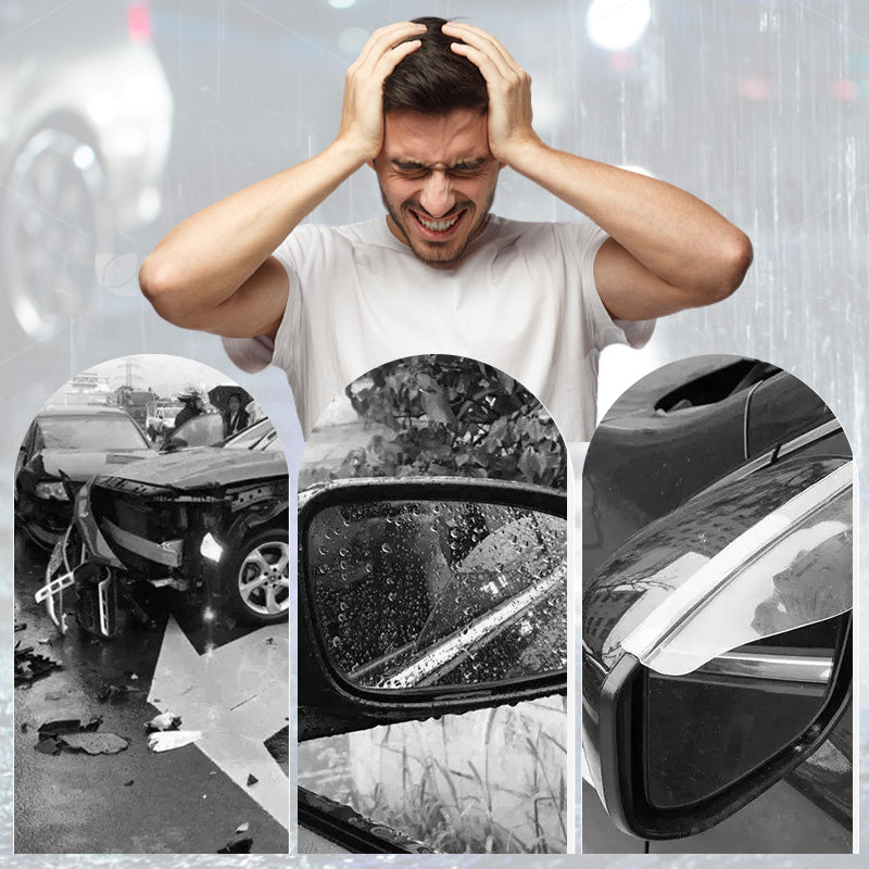 🚗🌧️ Ochrana proti dešti na zpětné zrcátko – odolná proti povětrnostním vlivům, snadno se montuje ✨