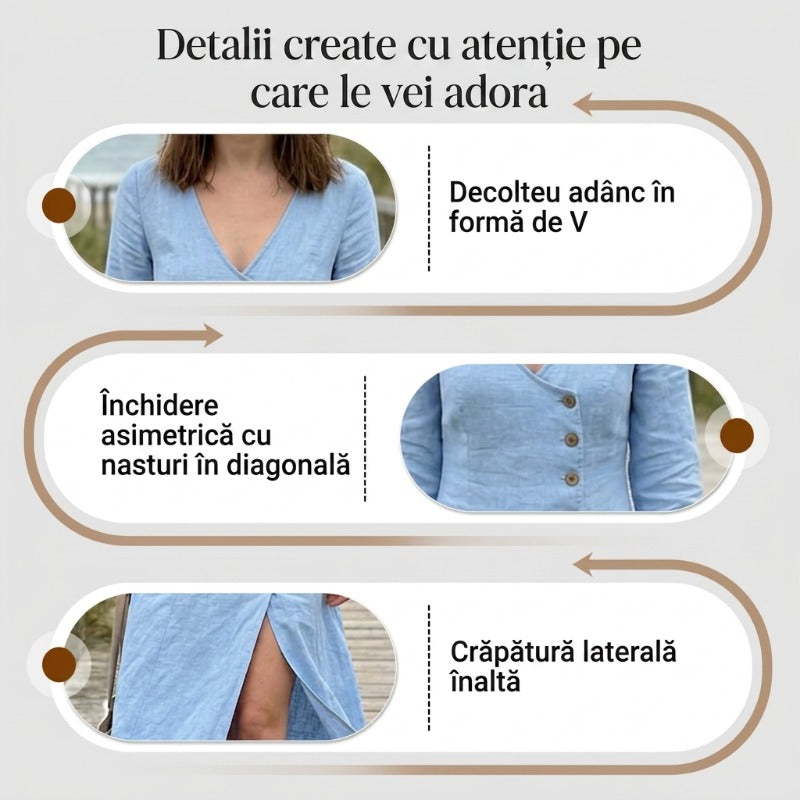 Košilové šaty s dlouhým rukávem ve vintage stylu