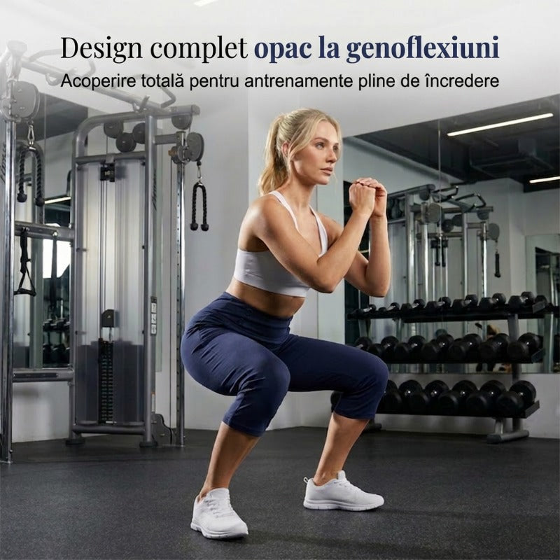 Elegantní jógové kalhoty s efektem tvarování bříška