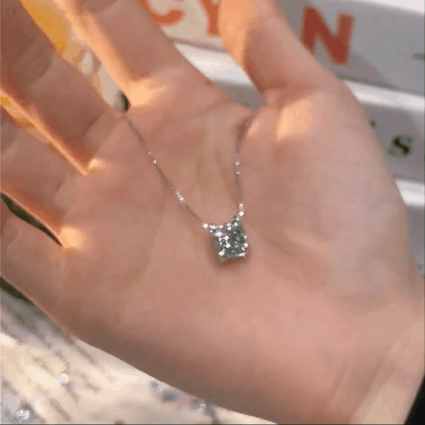 🔥Žhavý výprodej 2026❤️Náhrdelník s moissanitem ze sterlingového stříbra💎