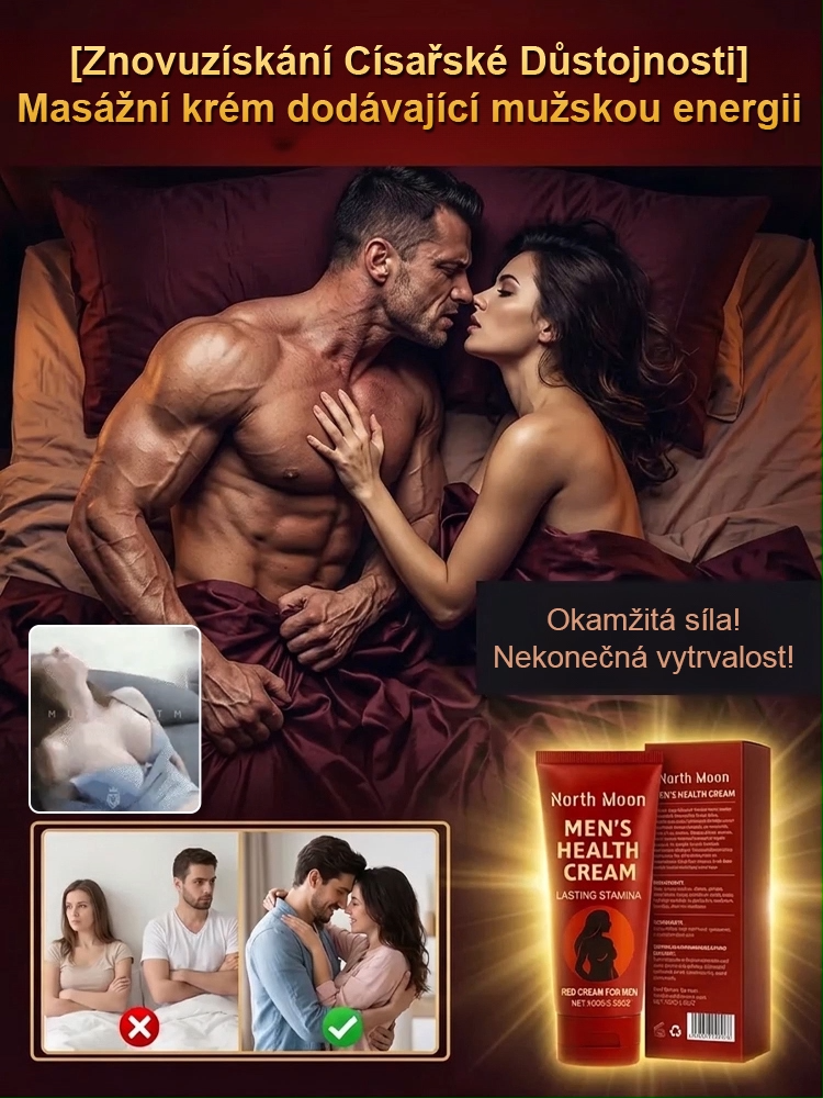 Znovuzískání mužské císařské důstojnosti: Masážní krém pro mužskou sílu.