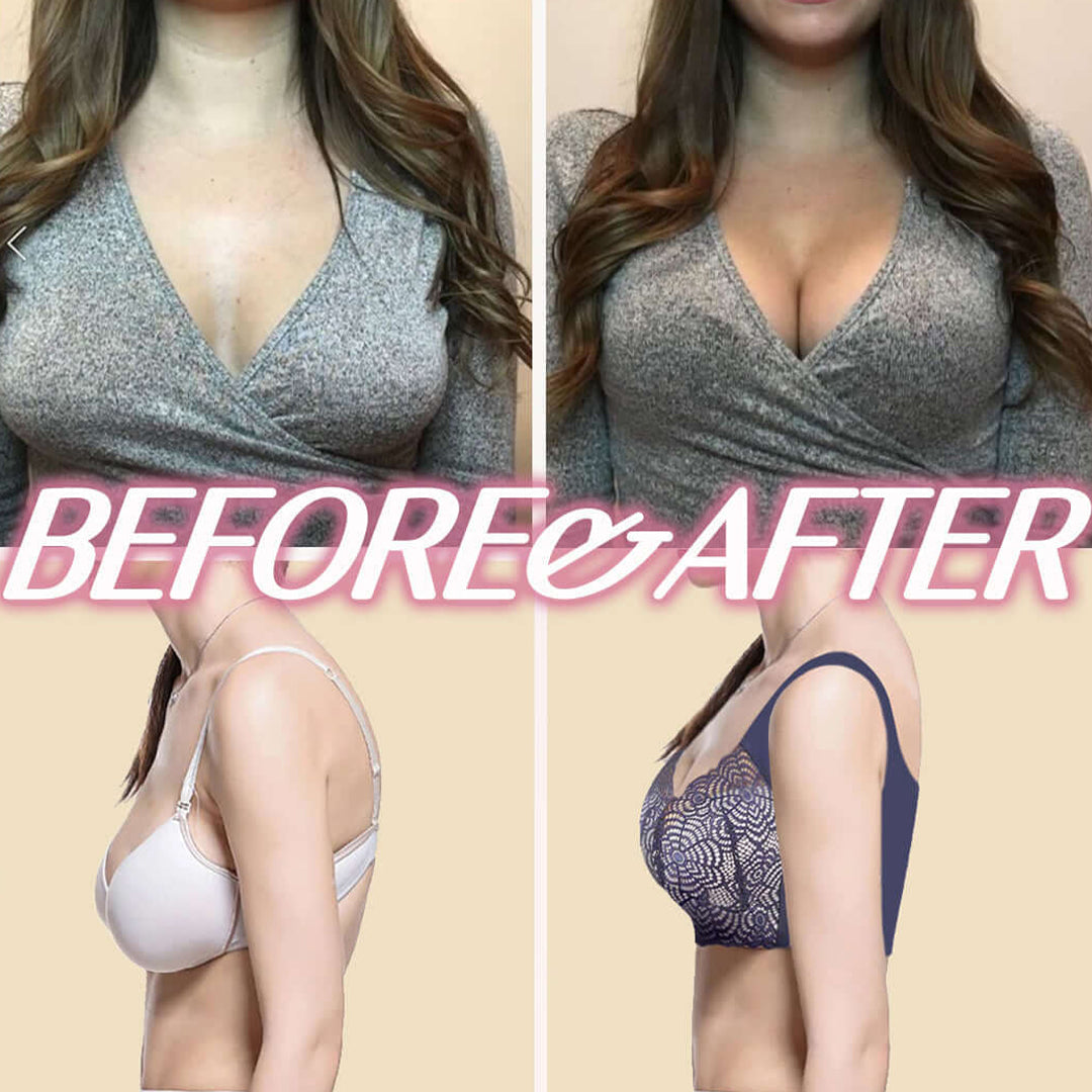 🔥Poslední den kupte 1 a získejte 3🔥 - Krajková podprsenka Plus Size pro dokonalé zvednutí a podporu (3 ks).