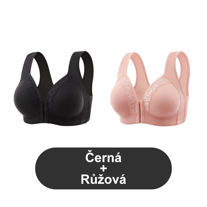 Prodyšná - Podprsenka nadměrné velikosti bez ocelového kroužku [1+1 zdarma]