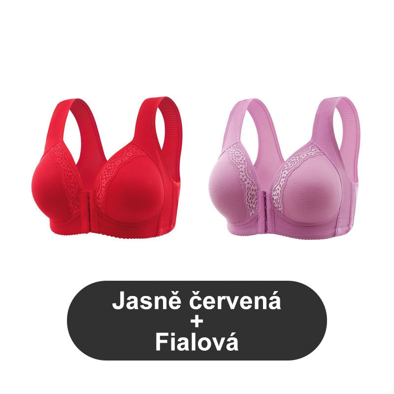 Prodyšná - Podprsenka nadměrné velikosti bez ocelového kroužku [1+1 zdarma]
